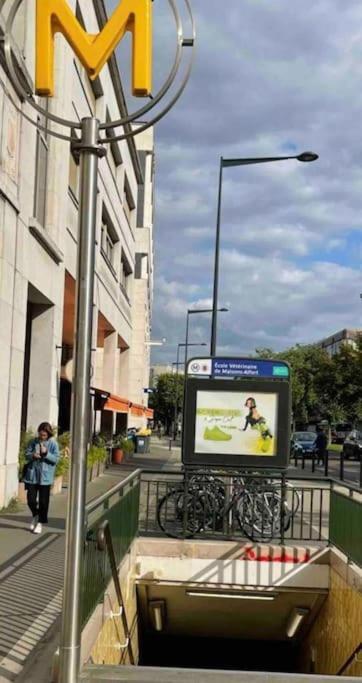 Apartament Chez Marie - 4P - Proche Paris - Metro 8 Maisons-Alfort Zewnętrze zdjęcie